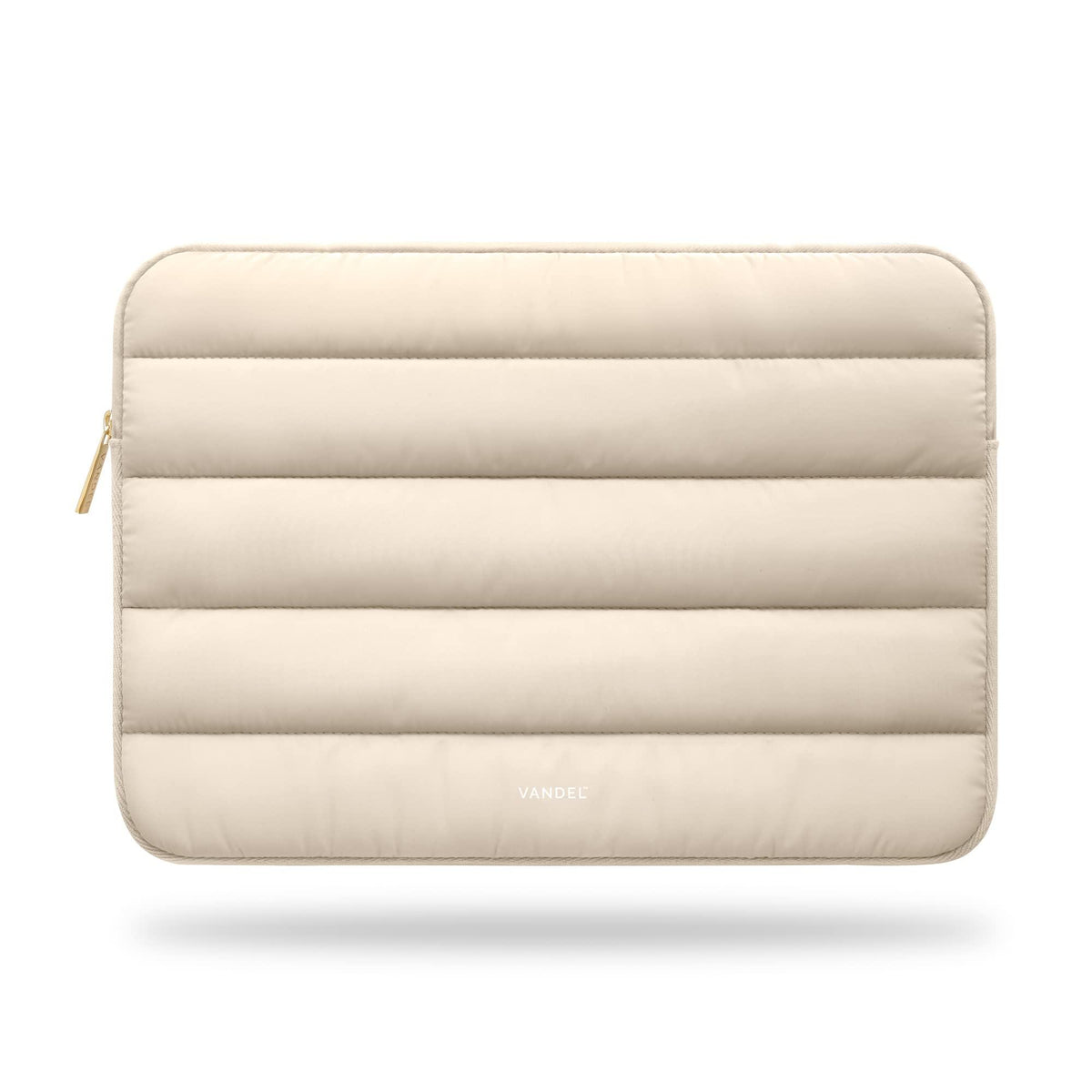 Vandel Original Puffy Laptop Sleeve, 15-16 in, Sand