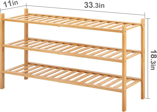 Bamboo Shoe Rack