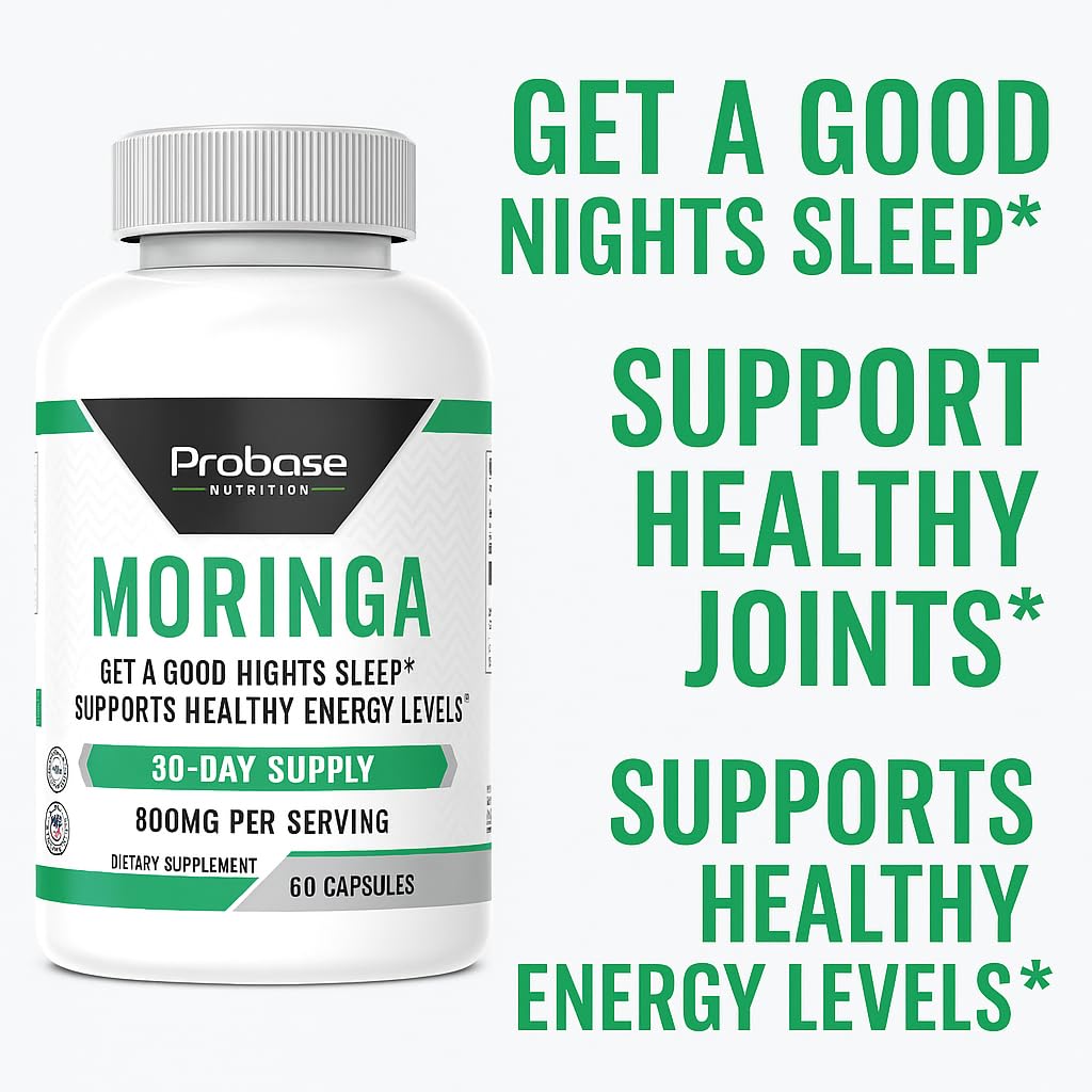 Probase Nutrition Moringa Oleifera 60 Capsules 30-Day Supply