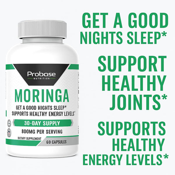 Probase Nutrition Moringa Oleifera 60 Capsules 30-Day Supply