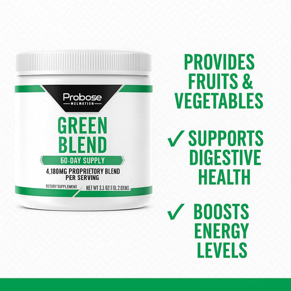 Probase Nutrition Greens Blend Powder 151 Grams