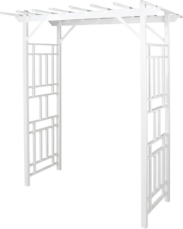 Dura-Trel Outdoor Garden Arch, Wellington Arbor Trellis for Climbing Plants, 72