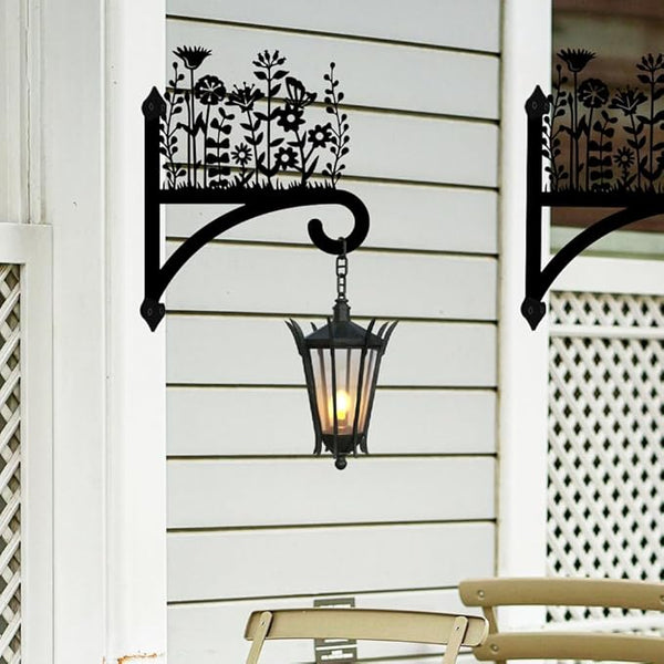 Peacoblue Iron Plant Hangers Hooks for Outdoor Indoor Hanging Plants Flower Fern Pot Lantern Bird Feeder Wind Chimes, 12