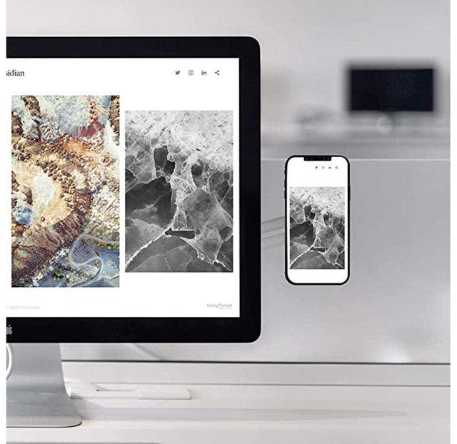 Magnetic Smartphone Side Mount for Laptops and Desktop Monitors