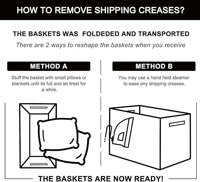 OIAHOMY 3 Pack Storage Baskets for Organizing, Woven Cotton Rope Basket for Shelves, Closet Organizer Bins with Handles, Rectangle Toy Organization, 13.78''×9.84''×5.5'', Brown & White