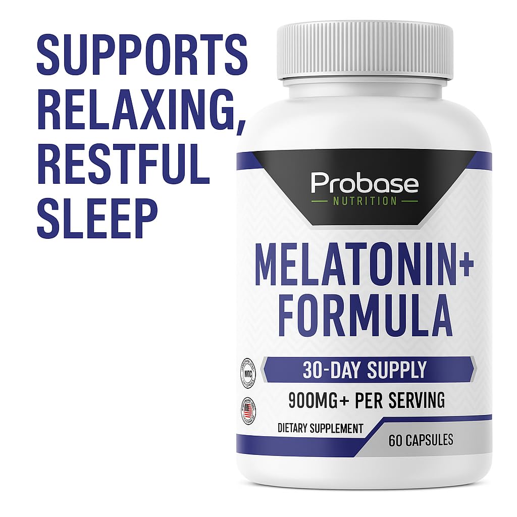 Probase Nutrition Melatonin+ Formula 60 Capsules 30-Day Supply