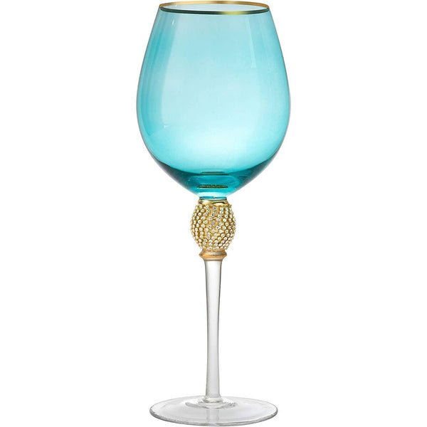 The Wine Savant Large Diamond Wine Glasses, 10