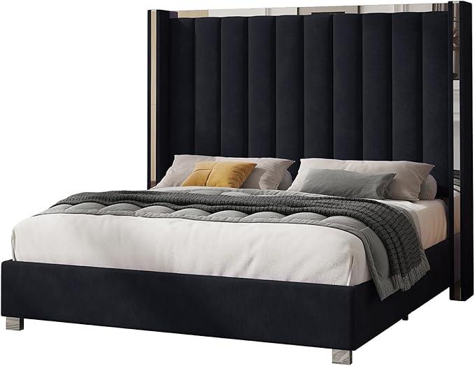 Jocisland King Size Bed Frame with 58