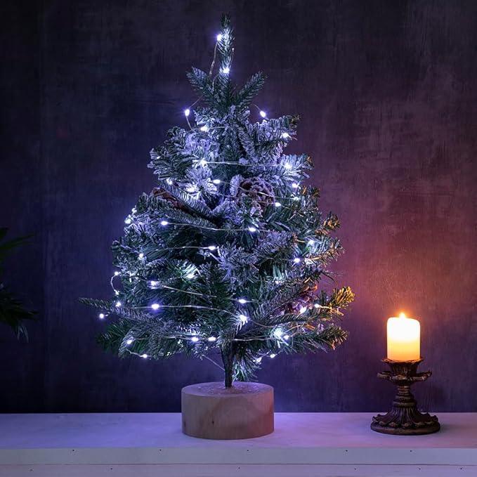 Fairy Lights Plug in,66FT 200 LEDs Waterproof Led String Lights,Twinkle Light with 8 Modes Remote for Outdoor Indoor Christmas Wedding Birthday Garden Party Decorations,Cool White