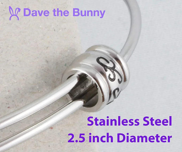 Unicorn on Hind Legs with Tail touching Mane Fancy Charm Bangle - Gifts for You 'n Me