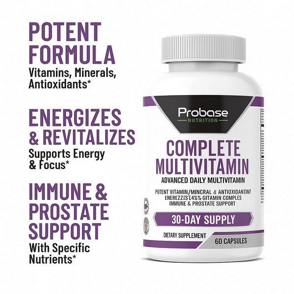 Probase Nutrition Complete Multivitamin 60 Capsules 30-Day Supply