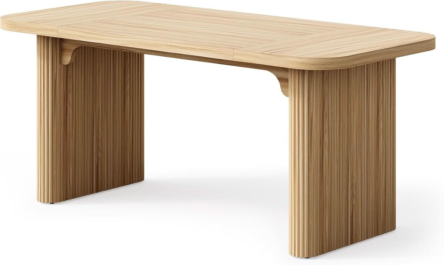 62 Inch Home Office Computer Desk Textured Double Base