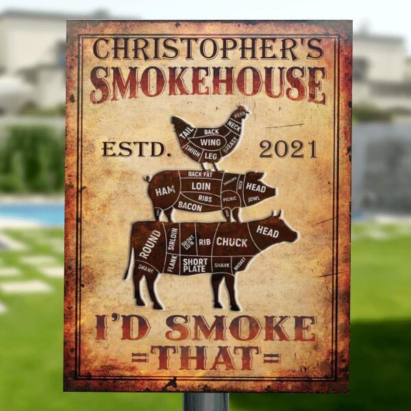 Personalized BBQ Metal Sign - Gift For Whole Family, BBQ lovers - G16OJB