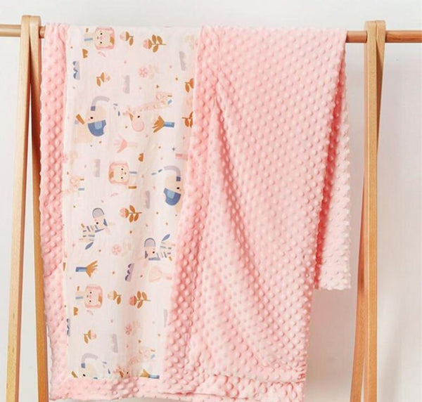 Modern Luxury Kids Blanket Baby Receiving Blanket Sleeping Bed Blanket Soft Newborn Swaddle For Kids