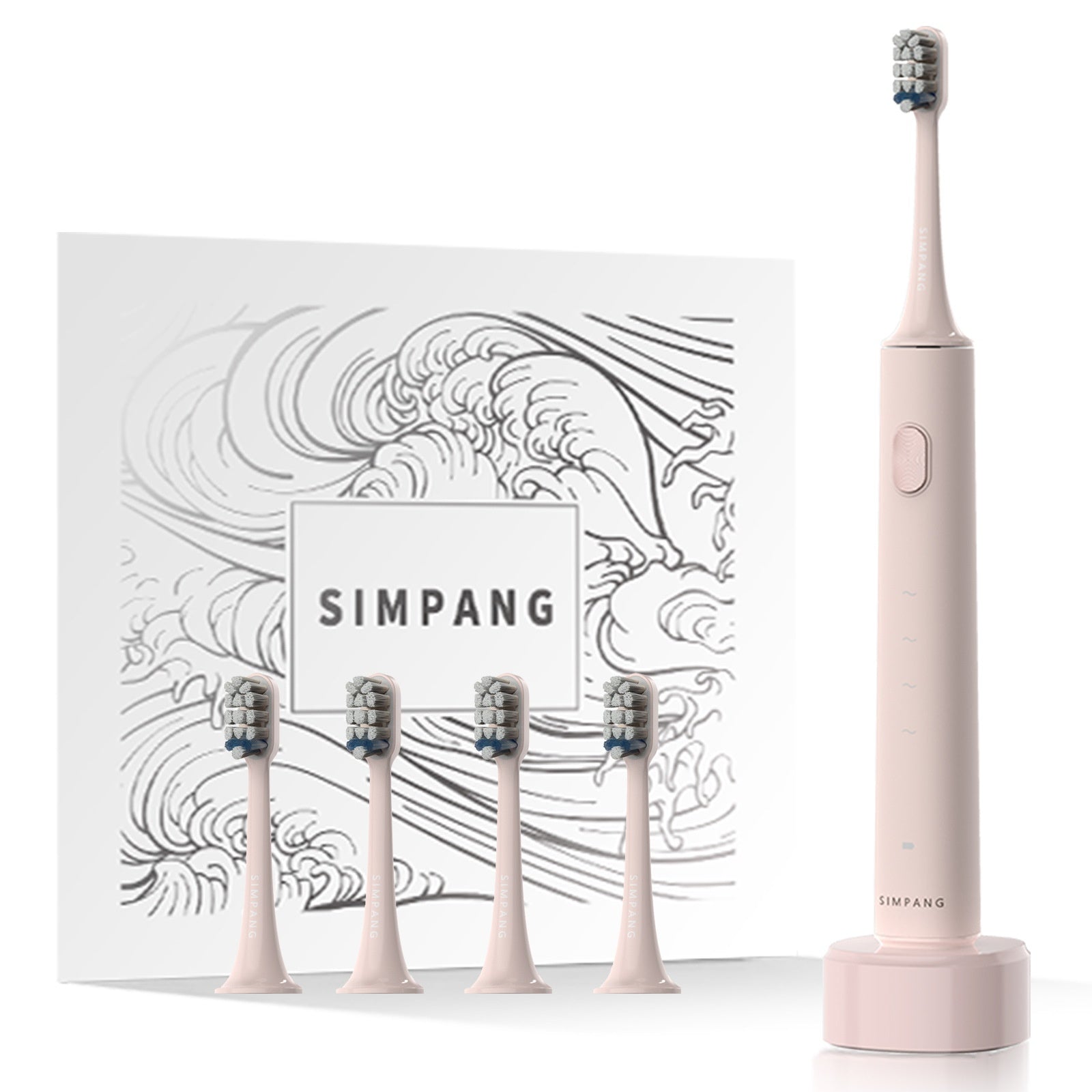 Smart Sonic Electric Toothbrush Soft Bristles Wireless Charging Adult Gift Box