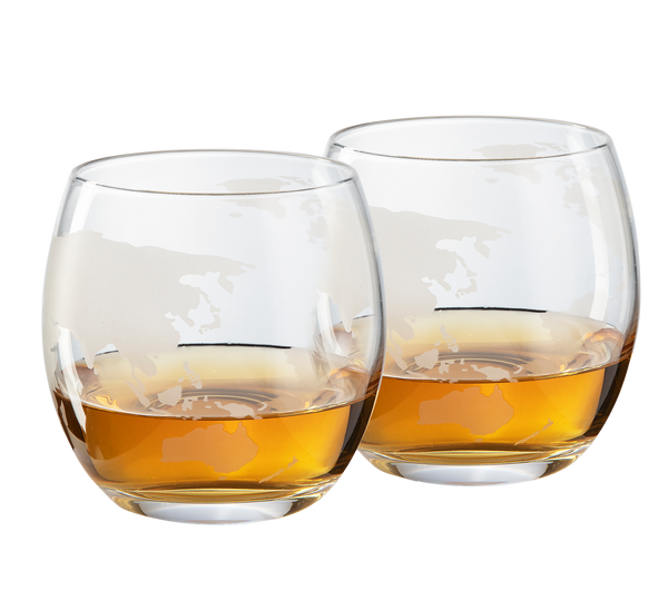 Gifts for Dad, Men Whiskey & Wine Decanter Globe World Set with Globe Glasses Anniversary Birthday House Warming for Liquor Scotch Bourbon Vodka, Gift for Him Husband, Gifts For Men Globe - 850ml