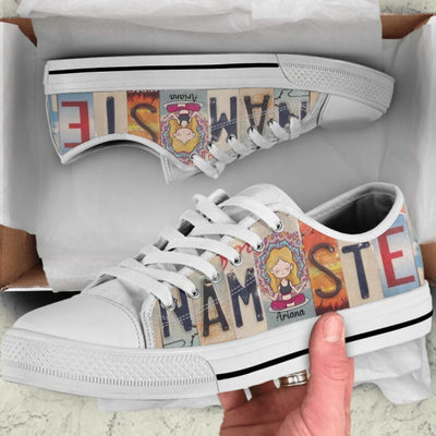 Personalized Yoga Sneakers - Gift Idea For Yoga Lover - Namaste Yoga - 80NV4E