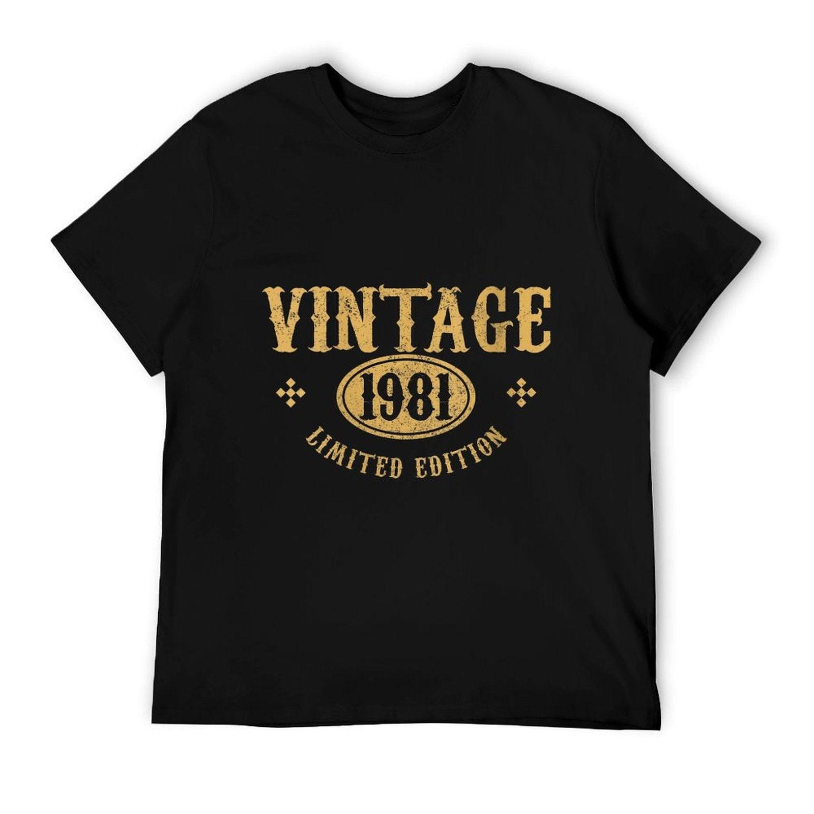 Womens 40th Birthday Gift Funny Vintage 1981 Limited Edition  Wrinkle-resistant T-Shirt