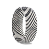 STARK Black Domed Brushed Damascus Steel Men’s Wedding Band with Vivid Etched Design- 6mm & 8mm - 6mm / 4.00