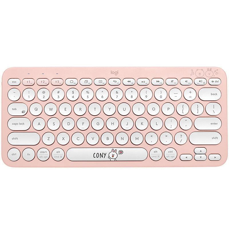 Logitech K380 Mini Bluetooth Wireless Keyboard Tablet Phone Pebble2+K390 Set