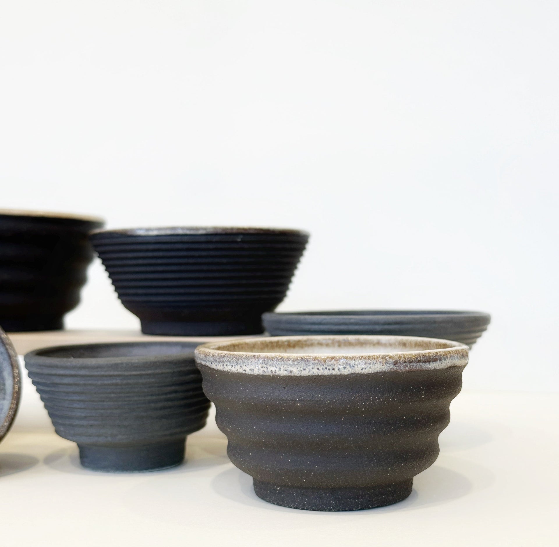 S/2 Cups / Bowls - Chocolate
