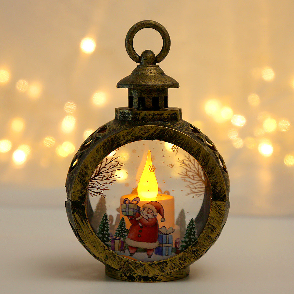 Christmas decorations, luminous night lights, pendant decorations, props, desktop candles, table lamps, and window displays