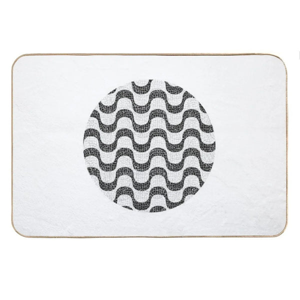 Copacabana Vibes Rio De Janeiro's Charming Sidewalk Bath Mat
