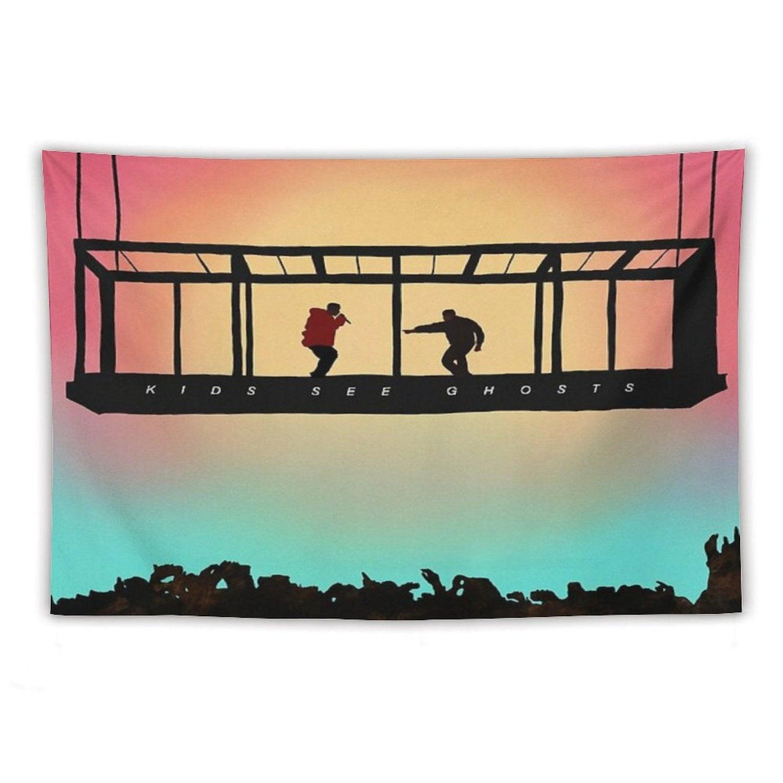 Kids See Ghosts Tapestry