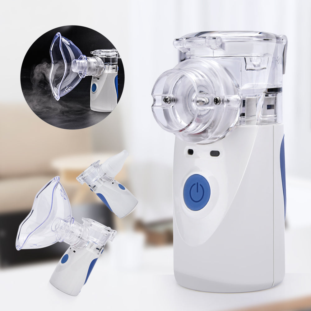 Portable Mesh Nebulizer Silent Ultrasonic Medical Steaming Inhaler USB Charging Adult Kids Respirator Humidifier Health Care