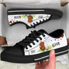 Personalized Pet Mom/Dad Low Top Sneakers - IC6VNS - Women Low Top Sneakers / Black / Women_US6 (EU37)