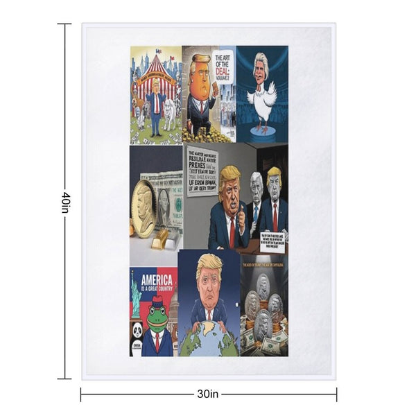 Trump Eras Lightweight Throw Blanket