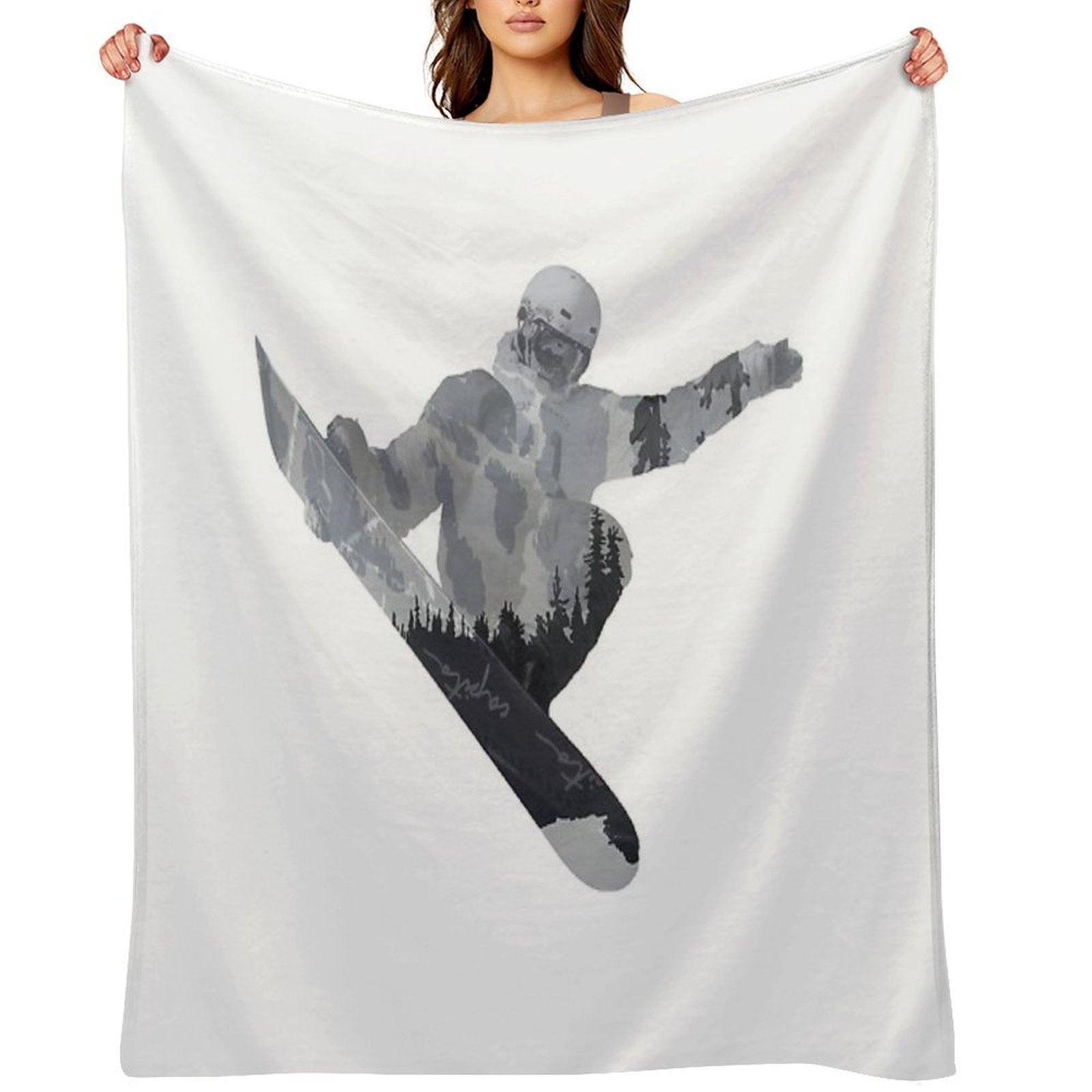 Snowboard Exposure SP  DopeyArt Throw Blanket