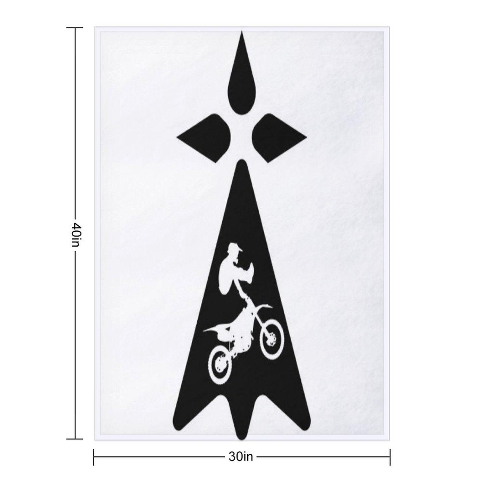 Biker Breizh Throw Blanket
