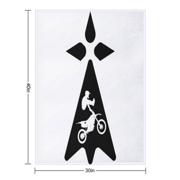 Biker Breizh Throw Blanket