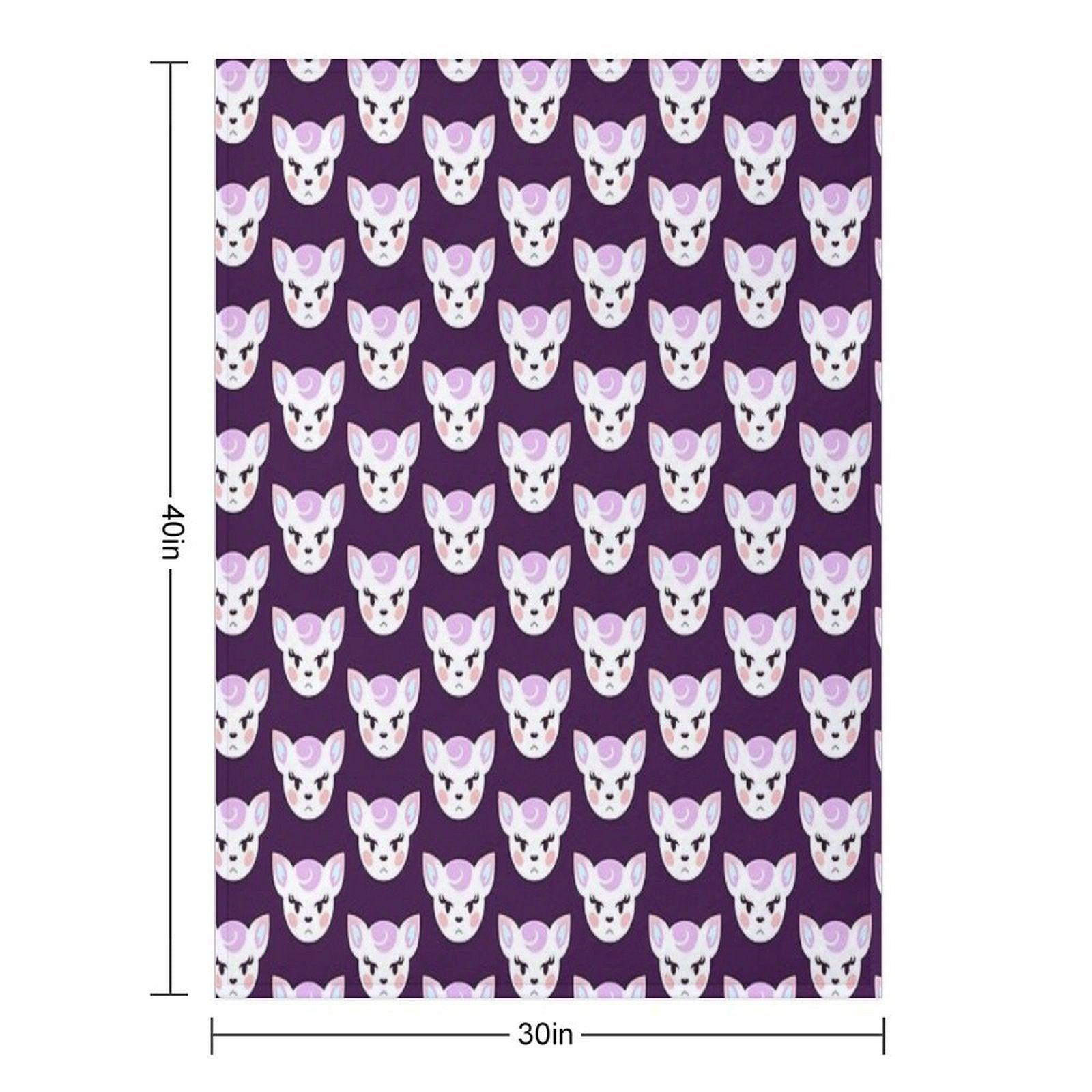 Deer Gal Diana Throw Blanket