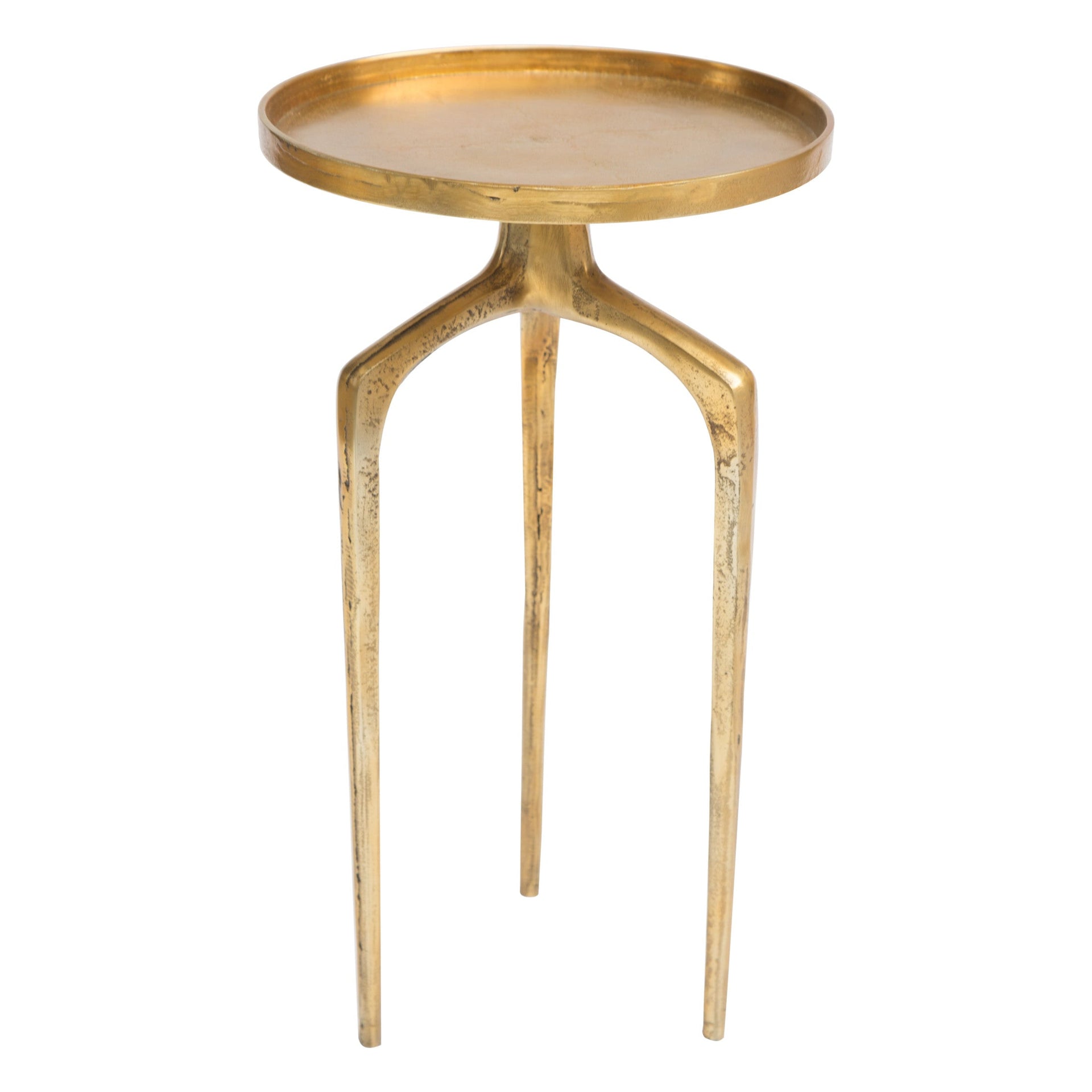 Zuo Modern Como Accent Table Set (2-Piece) Antique Gold