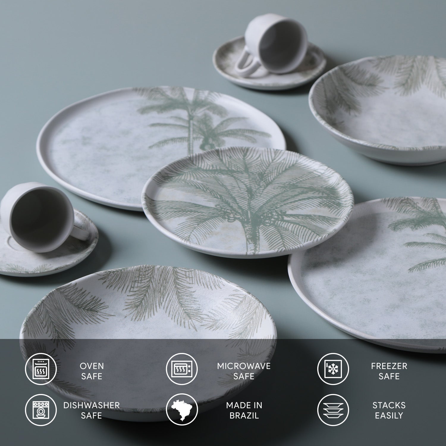 Coffee Cup & Saucer Set of 6