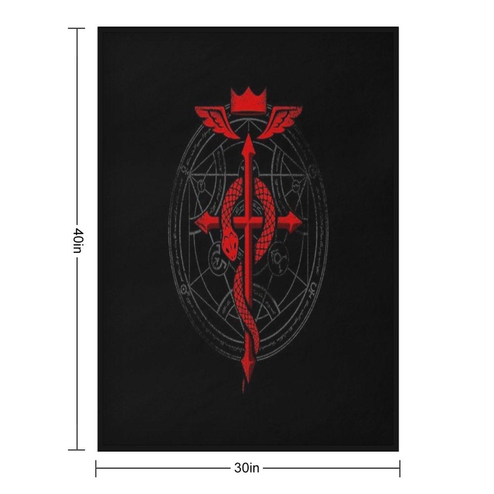Alchemist Flamel Throw Blanket