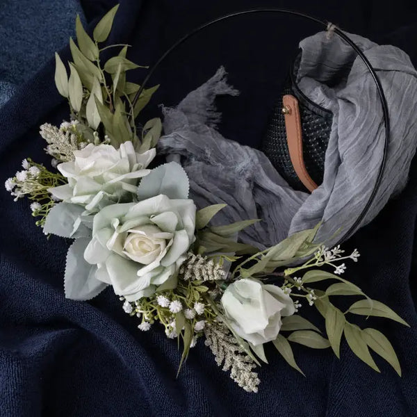 Artificial Flower Wreath VagabondVintage