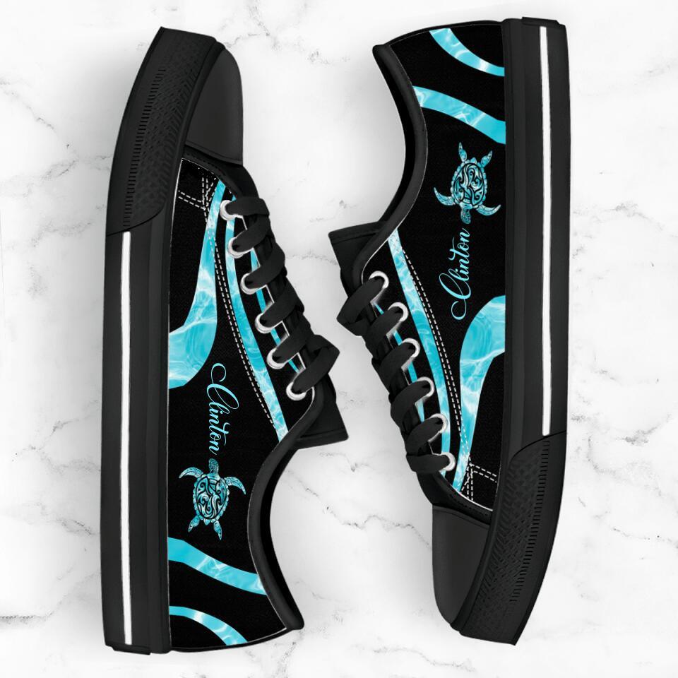 Personalized Turtle Sneakers - Best Gift For Turtle Lovers - SEWD5O