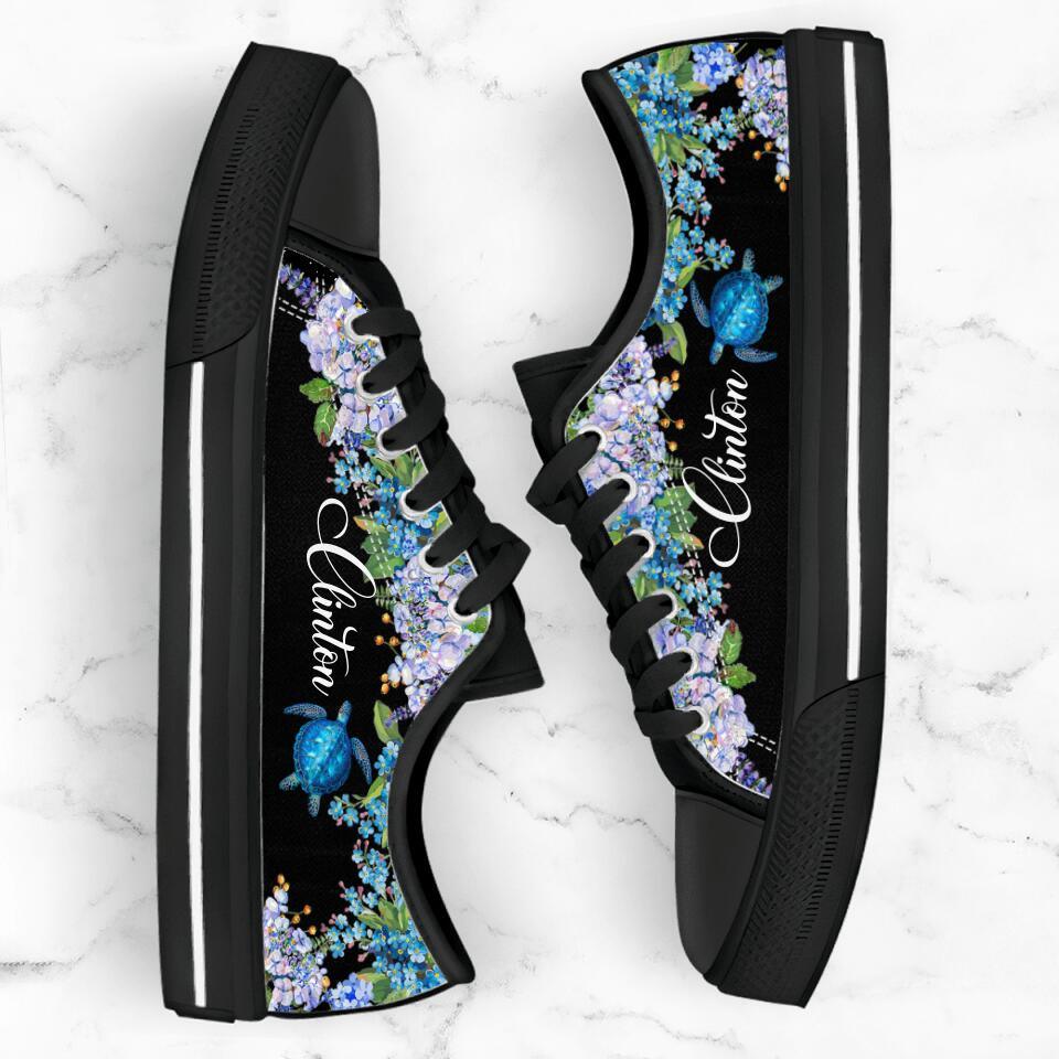 Personalized Turtle Sneakers - Best Gift For Turtle Lovers - SEWD5O