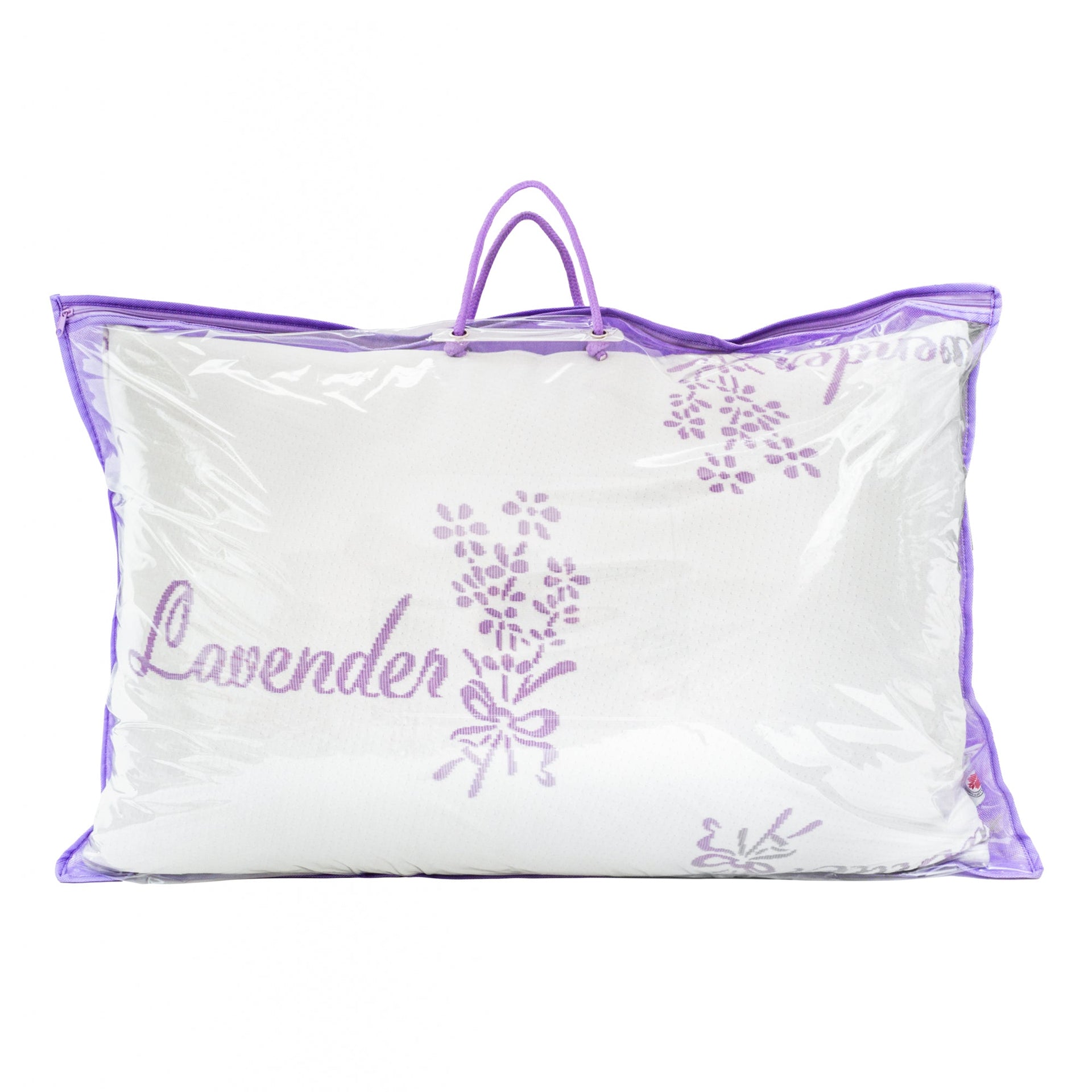 Knit Lavender Oil Infused Hotel Collection Bed Pillow, Queen Size. Designed for Back, Stomach or Side Sleepers, 20x30