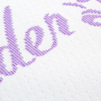 Knit Lavender Oil Infused Hotel Collection Bed Pillow, Queen Size. Designed for Back, Stomach or Side Sleepers, 20x30