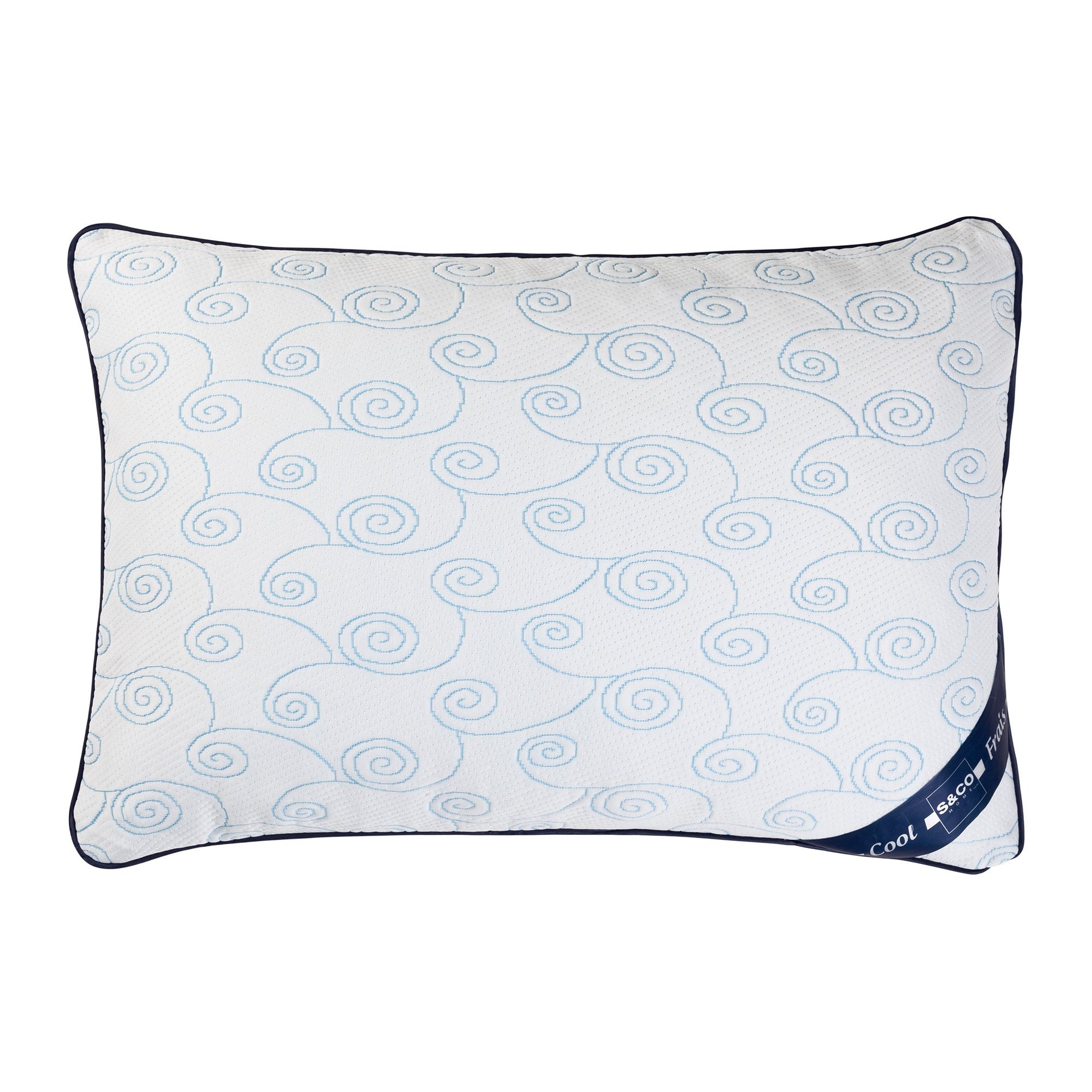 Cooling Matelasse Hotel Collection Bed Pillow, Queen Size. Designed for Back, Stomach or Side Sleepers, 20x30, White