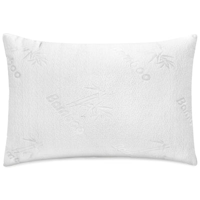 Bamboo Hotel Collection Bed Pillow, Queen Size. Designed for Back, Stomach or Side Sleepers, 20x30