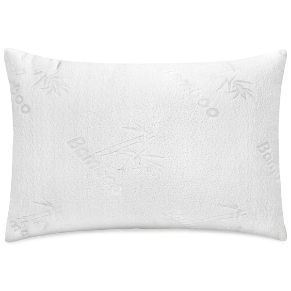 Bamboo Hotel Collection Bed Pillow, Queen Size. Designed for Back, Stomach or Side Sleepers, 20x30