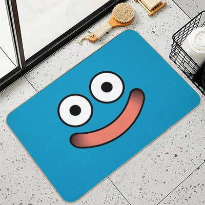 Dragon Quest Slime Face Bath Mat