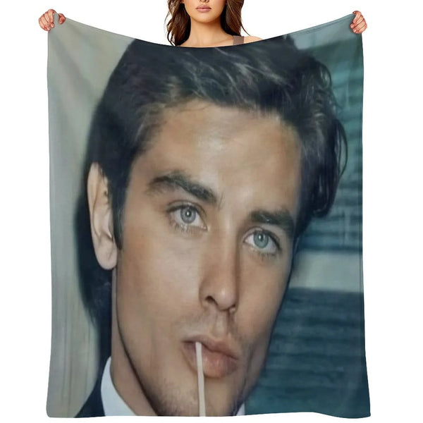 Alain Delon Throw Blanket