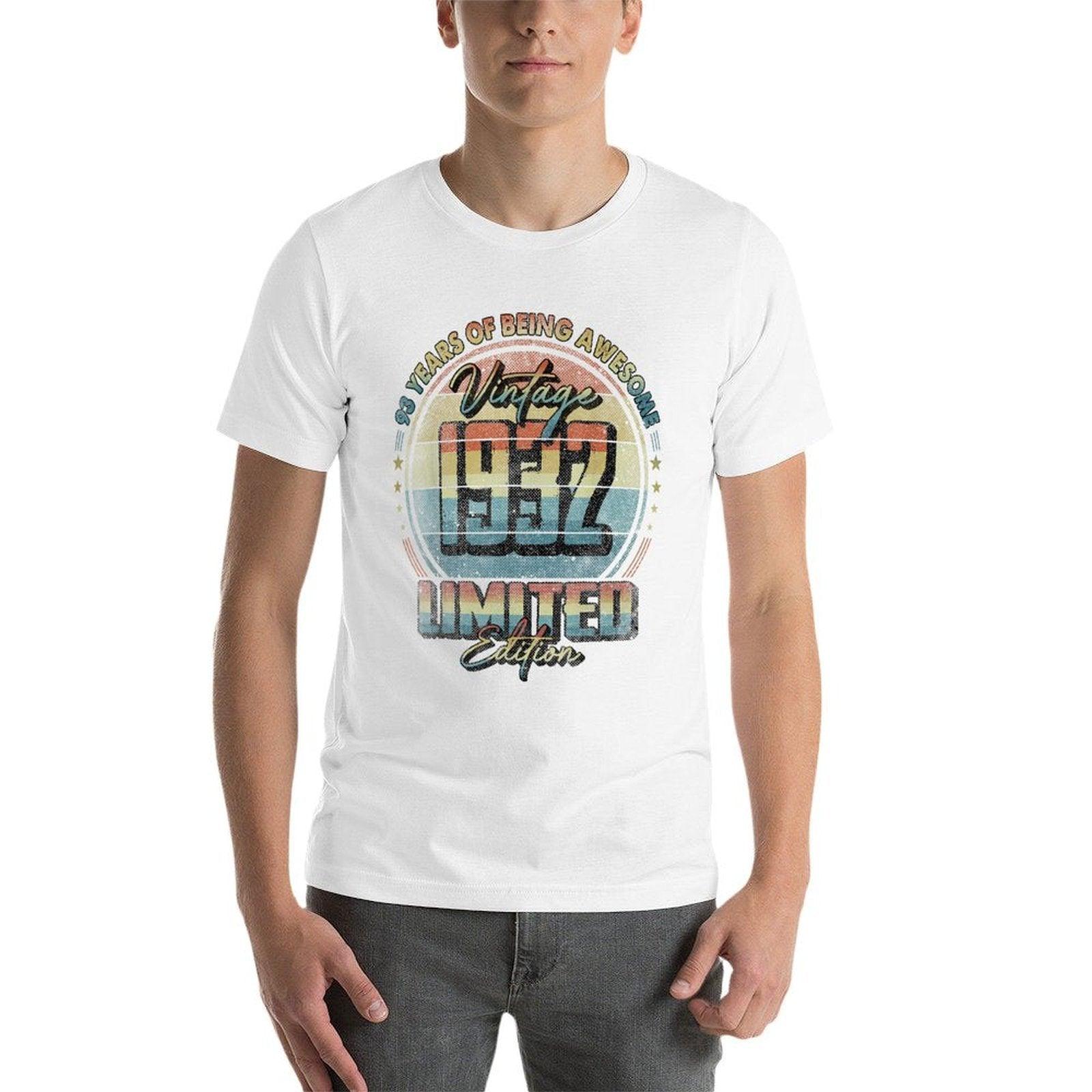 Vintage 1932 Limited Edition 93 Year Old 93rd Birthday  Stretchy T-Shirt