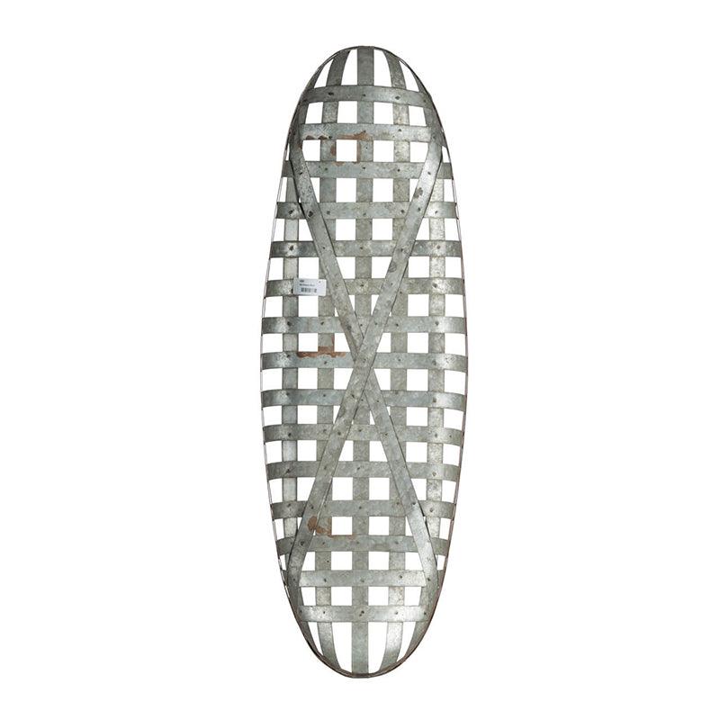 Vintage Silver Snowshoe Wall Art